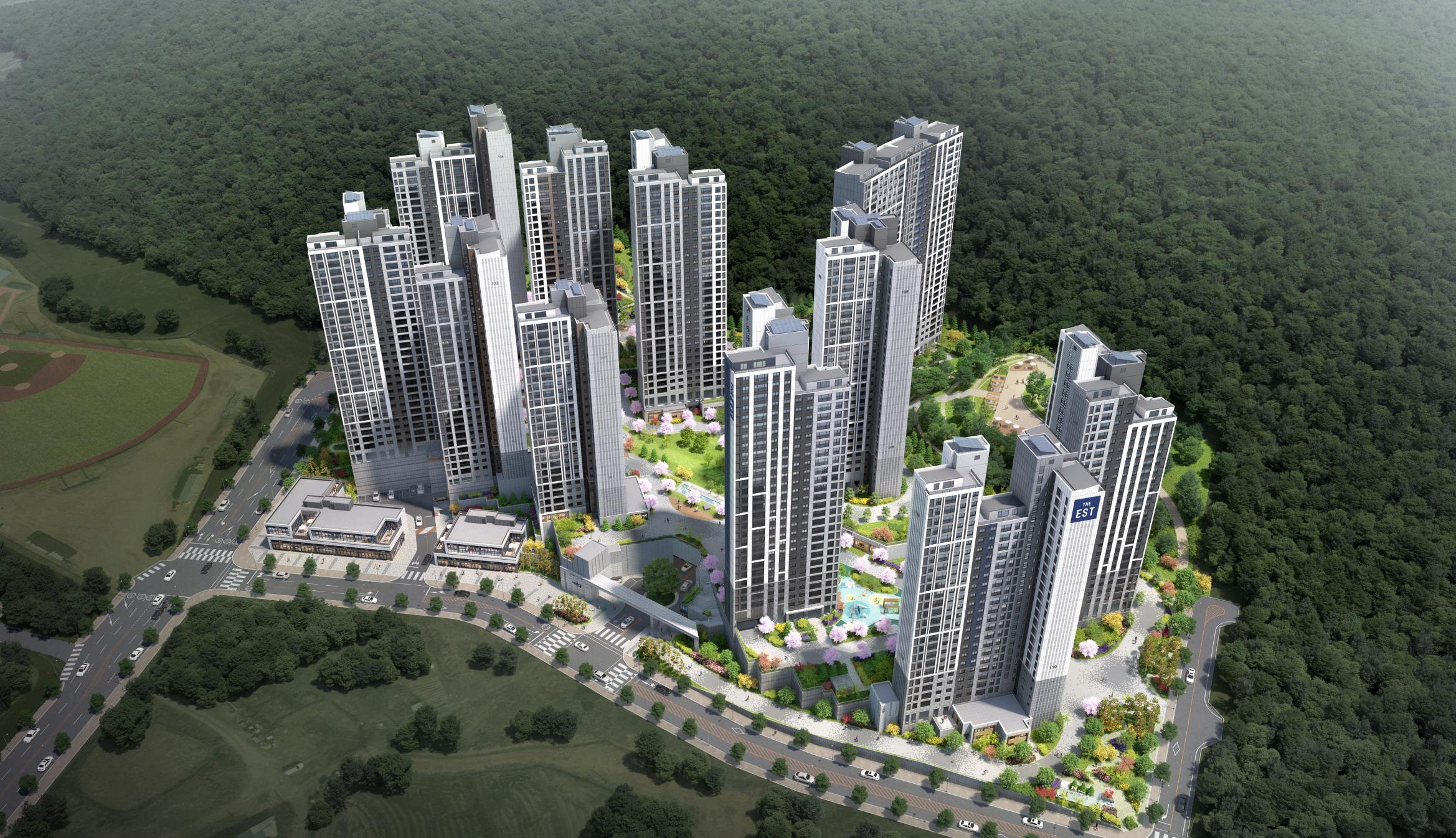 천안 삼룡, 행정타운 프리미엄<br>1,051세대 대단지